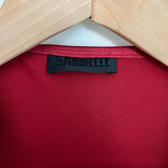 Vintage red jacket with snakeskin print - Picture 3 of 4